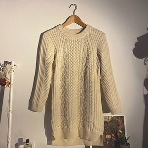 Ralph Lauren ivory sweater dress